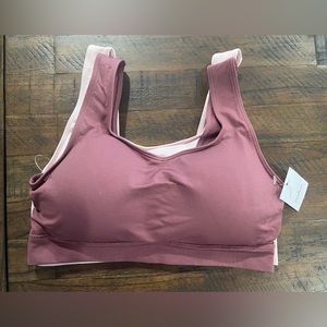 Au Target Auden Bralettes Pink & Mauve Women’s Size Large Lot Of Two NWT